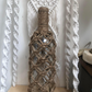 Vase et bocal en corde de jute