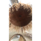 Grand lustre en rotin et raphia 50 cm