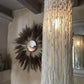 Suspension en macramé avec ampoules à piles