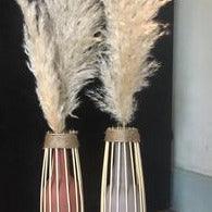Bamboo and rope vase