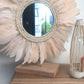 Miroir décoratif champagne sur socle bois à poser
