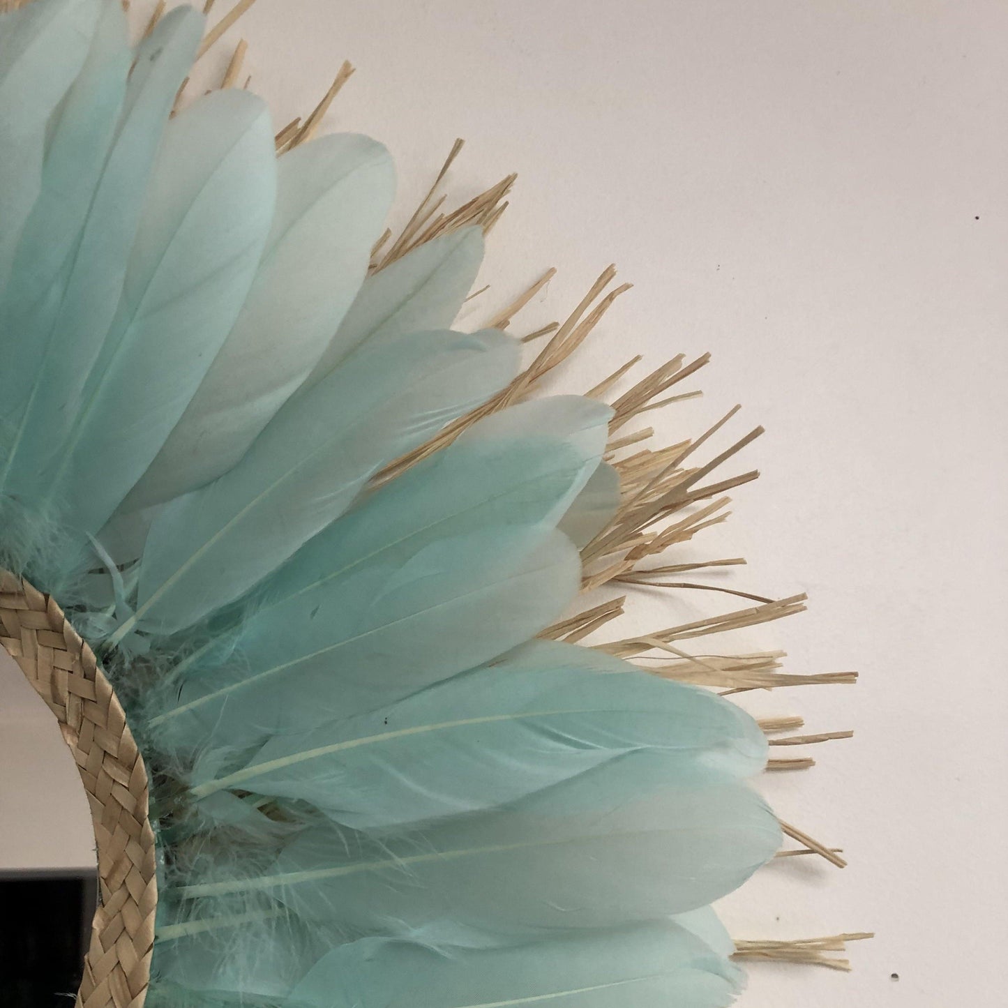 détail miroir turquoise swanell